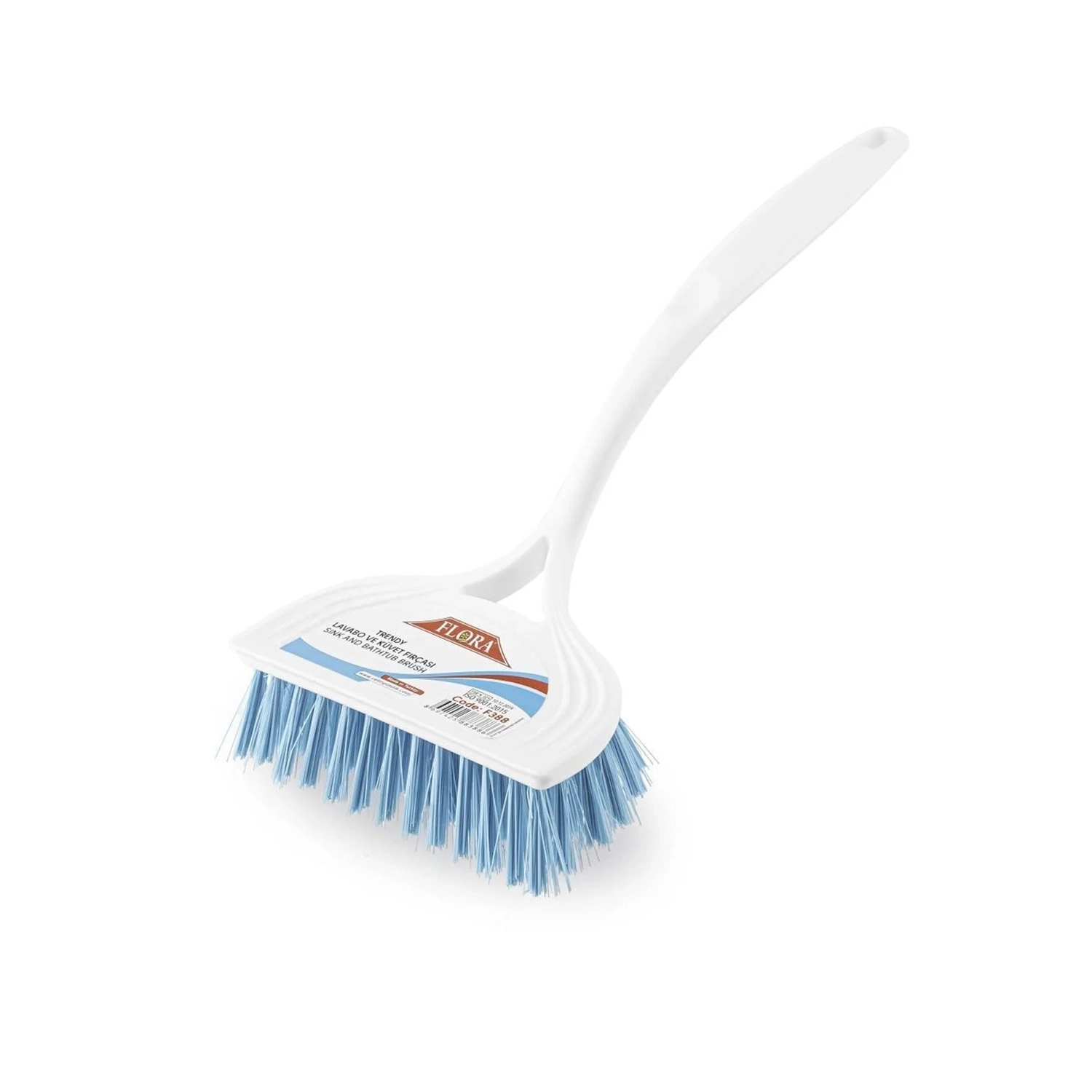 Flora Trendy Lavabo ve Küvet Fırçası F388