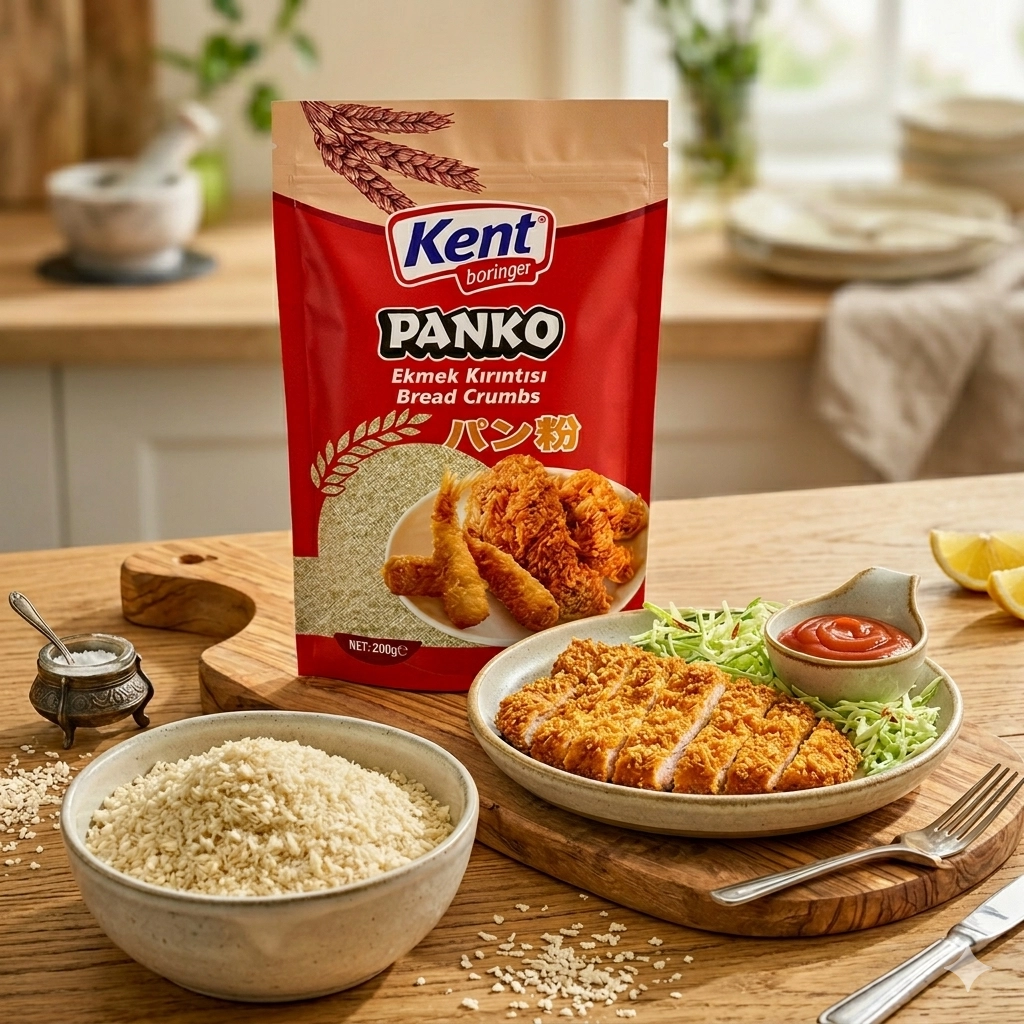 Kent Boringer Panko Ekmek Kırıntısı Bread Crumbs 200g * 6 Adet