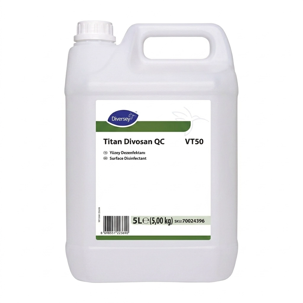 Diversey Titan Divosan QC VT50 Açık Alan Yüzey Dezenfektanı 5L