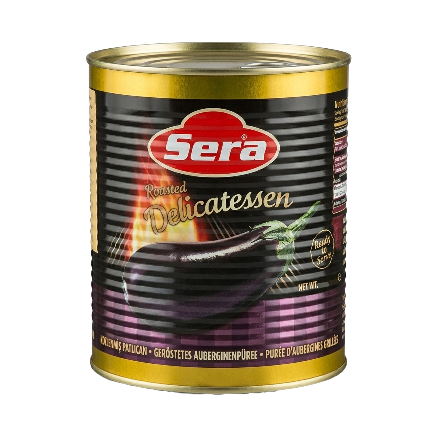 Sera Közlenmiş Patlıcan 2800 g x 6 Adet (Kolisiyle)