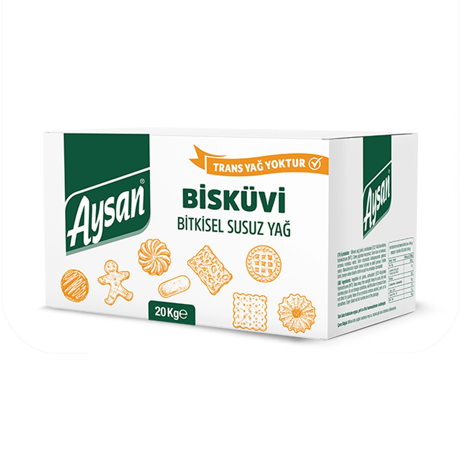 Aysan Bitkisel Susuz Yağ 20 Kg | GİMDES Helal Sertifikalı