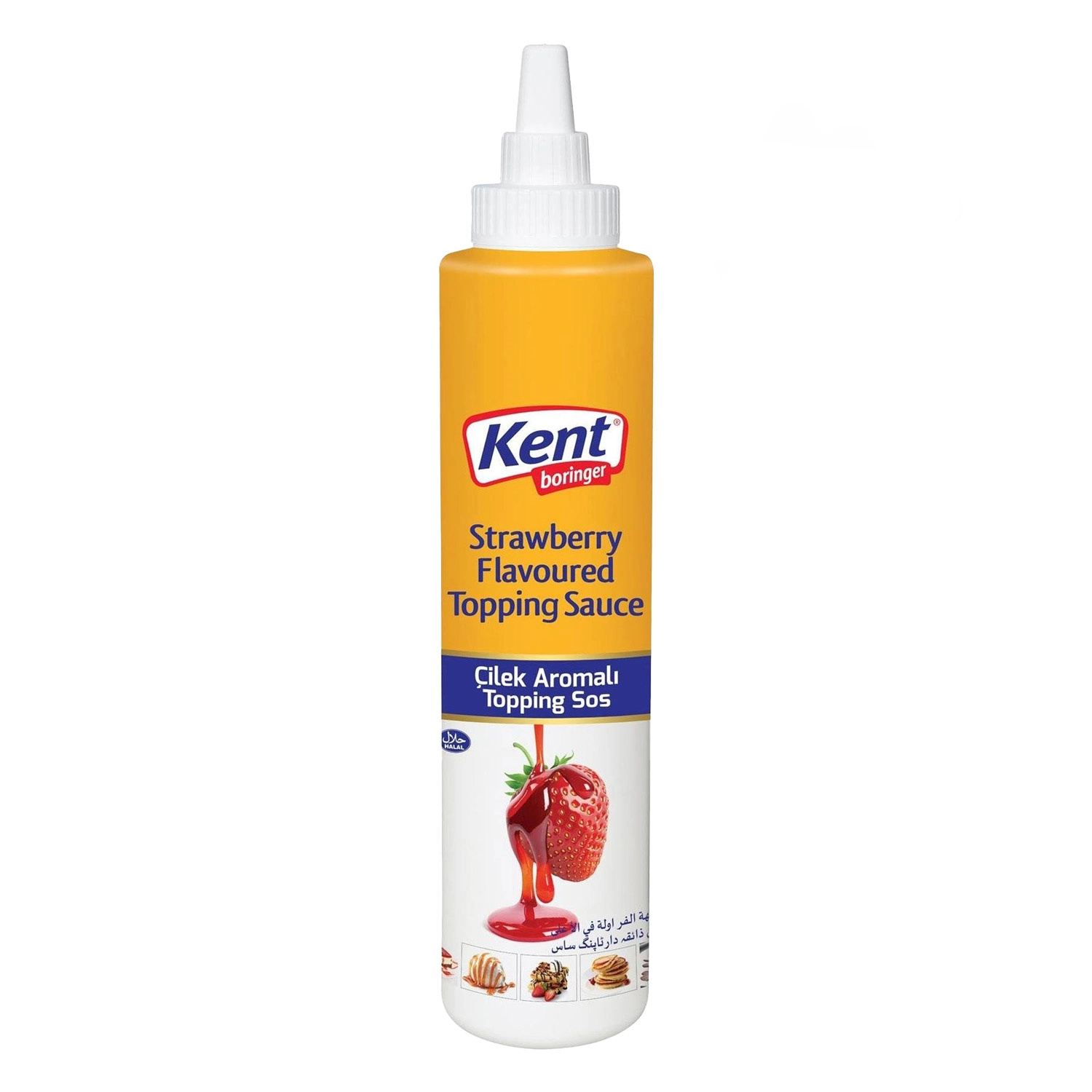 Kent Boringer Çilek Aromalı Topping Sos 750g