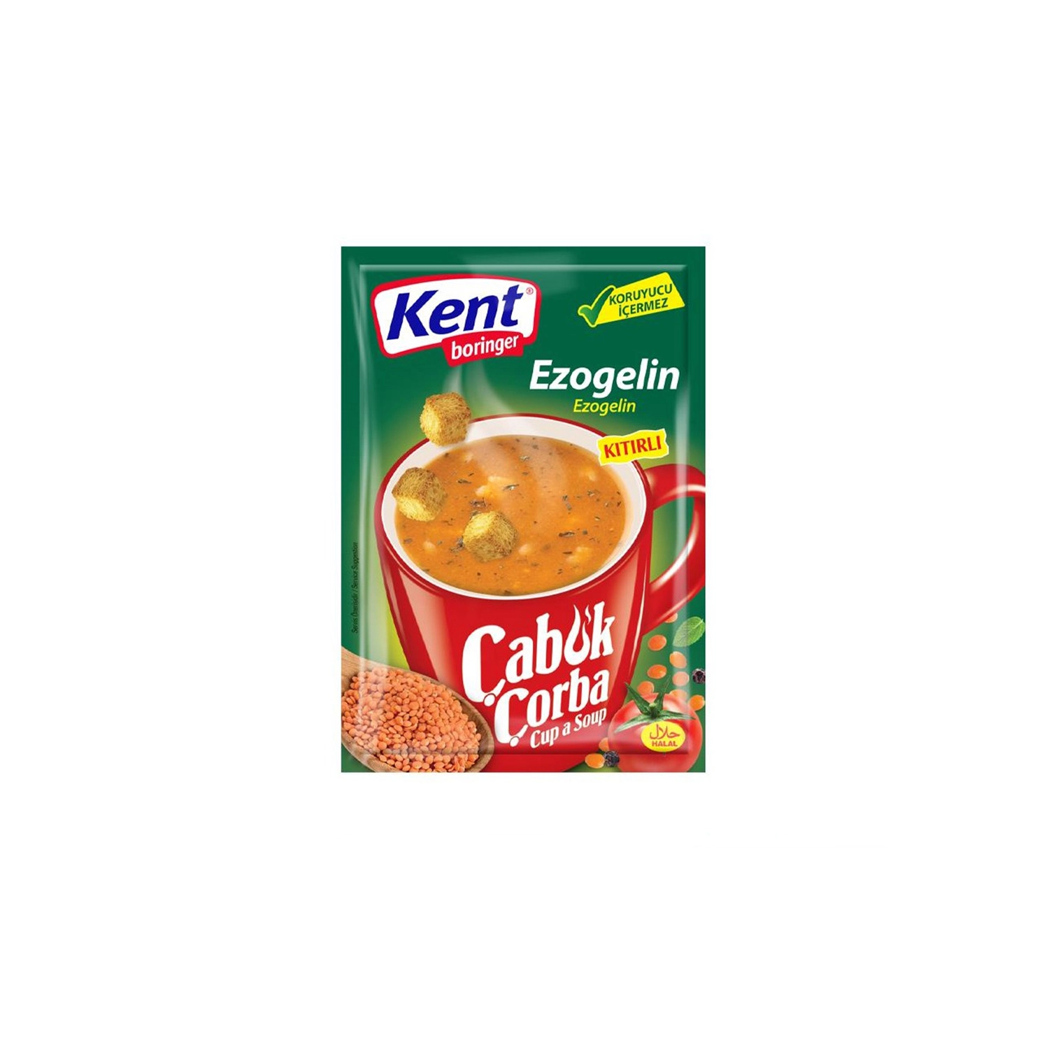 Kent Boringer Çabuk Çorba Ezogelin 21g X 24 Adet