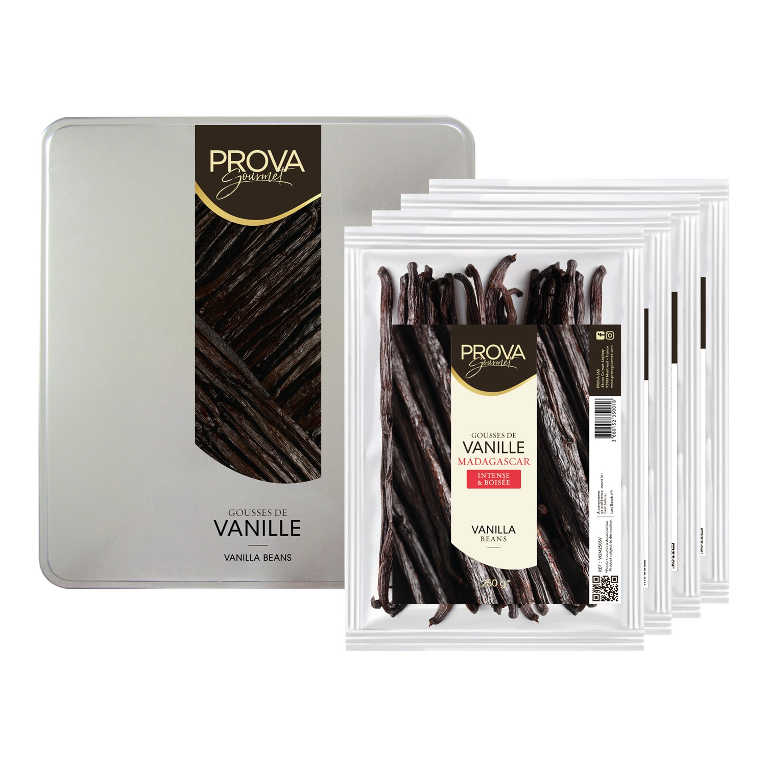 Prova Gourment Madagascar Vanilya Çubuğu 1 Kg (250g x 4 Adet)