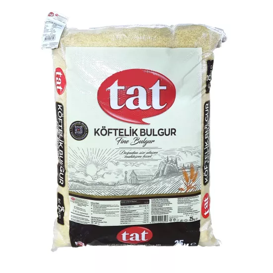 Tat Bakliyat Köftelik Bulgur 25 Kg