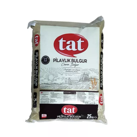 Tat Bakliyat Pilavlık Bulgur 25 Kg Durum Buğday İri Boy