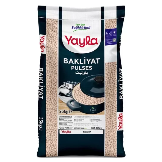 Yayla Koçbaşı Nohut 25 Kg – 8 mm İri Boy Yerli, 1. Sınıf