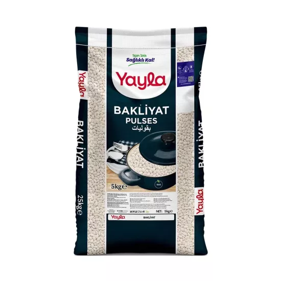 Yayla Dermason Fasulye 5 Kg (7-7,5mm Küçük Boy Yerli, 1. Sınıf)
