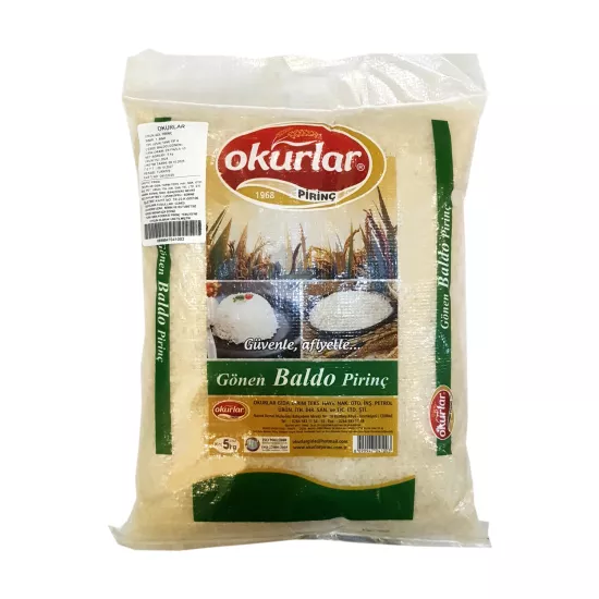 Okurlar Gönen Baldo Pirinç 5 Kg