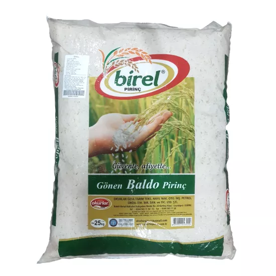 Okurlar Birel Gönen Baldo Pirinç 25 Kg