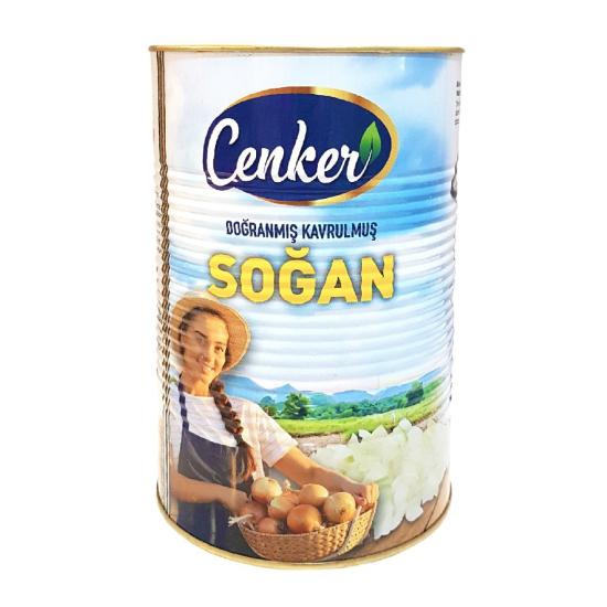 Cenker Soğan Konservesi 4 Kg (5*5 Küp Kesim Doğranmış ve kavrulmuş)