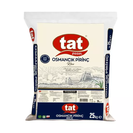 Tat Bakliyat Osmancık 25 Kg Uzun Tane Tip C 1. Sınıf