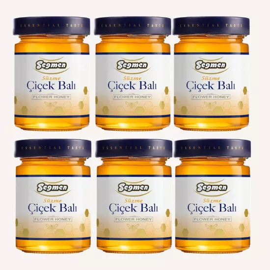 Seğmen Süzme Çiçek Balı 850 g X 6 Adet (Kolisiyle)