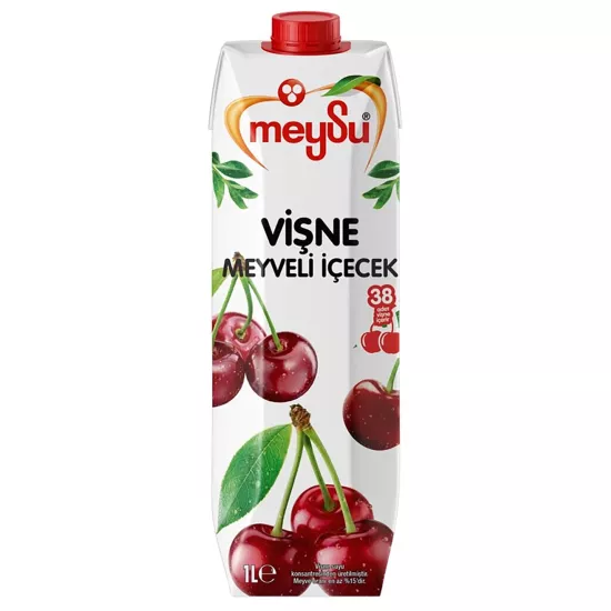 Meysu Vişne Meyveli İçecek 1L X 12 Adet