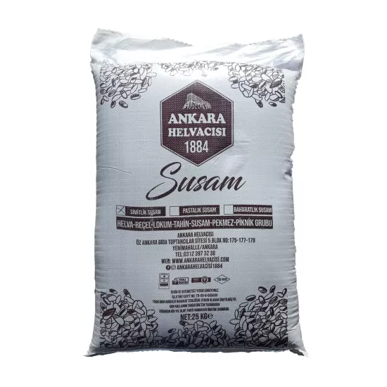 Ankara Helvacısı Simitlik Susam 25 kg (Çuval)