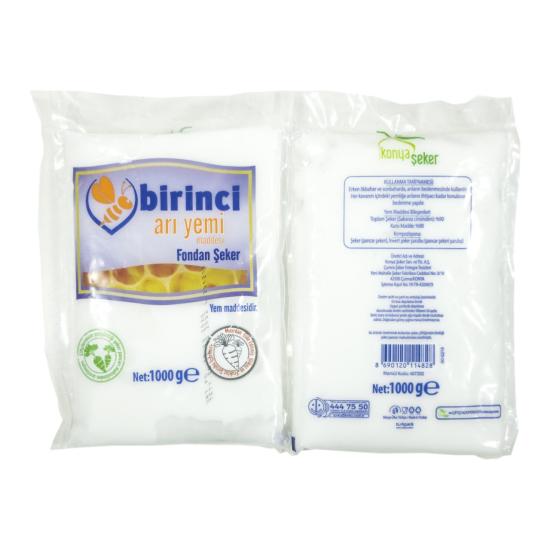 Konya Şeker Birinci Arı Yemi Fondan Şeker 1 Kg. * 12 Adet (1 Koli)