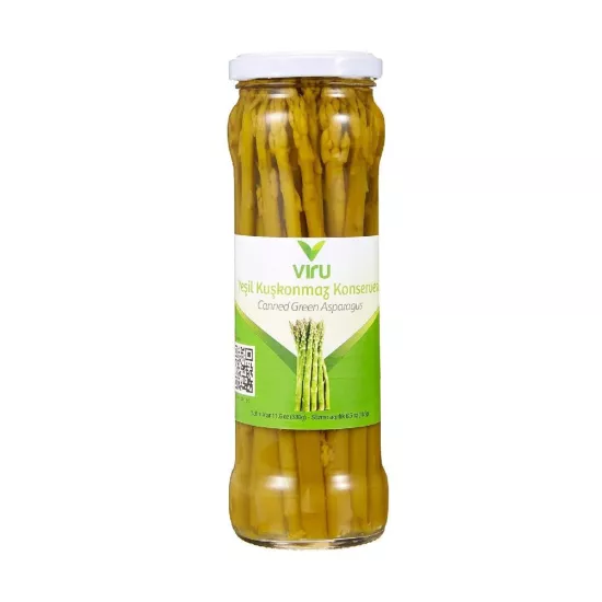 Viru Yeşil Kuşkonmaz Konservesi 330g