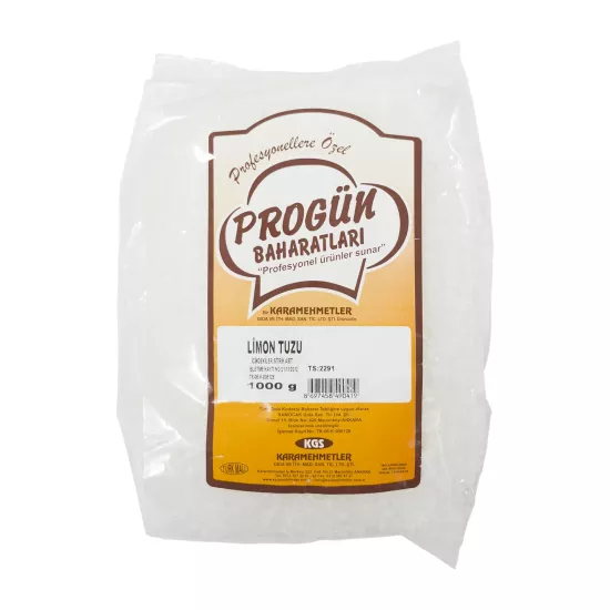 Progün Toz Limon Tuzu 1 Kg