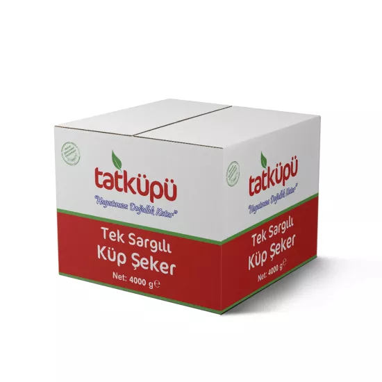 Tatküpü Tek Sargılı Küp Şeker 4 Kg