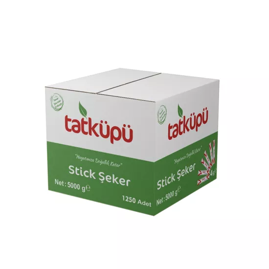 Tatküpü Stick Şeker 4 GrX1250 Adet  5 Kg