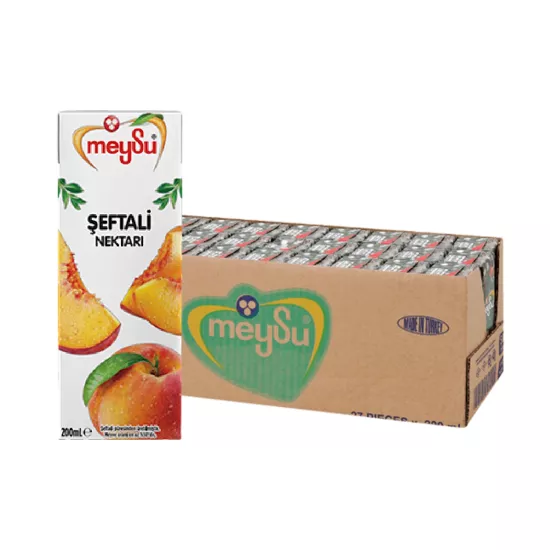 Meysu Şeftali Nektarı 200 ml.*27 Adet