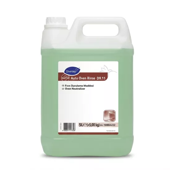 Diversey Suma Auto Oven Rinse D9.11 Endüstriyel Fırın Durulama ve Kurutma Maddesi 5 L