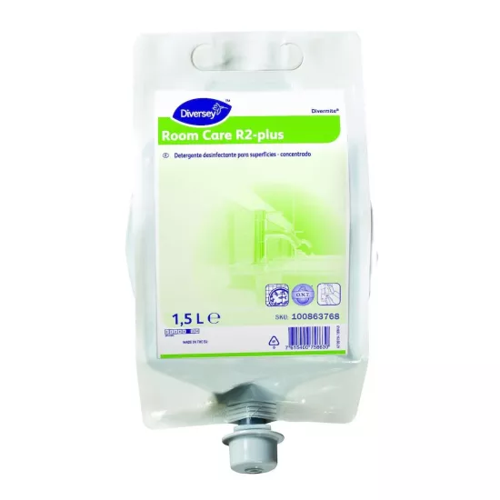 Diversey Room Care R2-Plus Dezenfektanlı Sert Yüzey Temizleyici Konsantre 1,5L