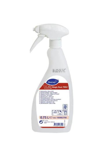 Diversey Clax Magic Rust 70D2 Pas ve Metal Lekeleri için Leke Çıkarıcı 750ml