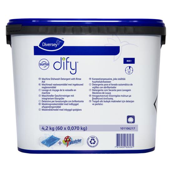 Diversey Suma Dify MA1 Bulaşık Makinesi Tableti 60x0,070 kg