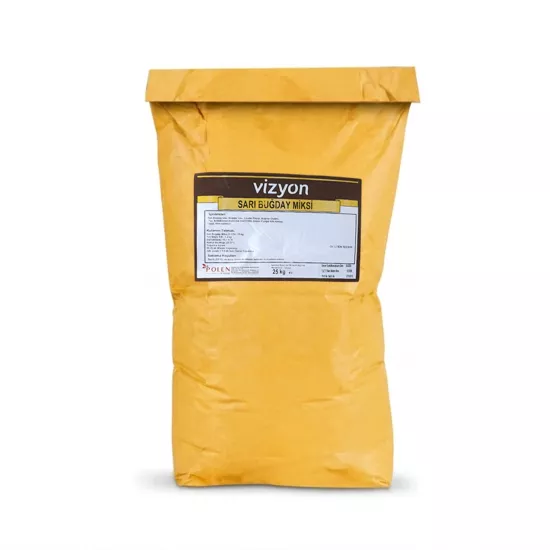 Vizyon Sarı Buğday Miksi 25 Kg - Sarı Buğday Ekmeği Karışımı
