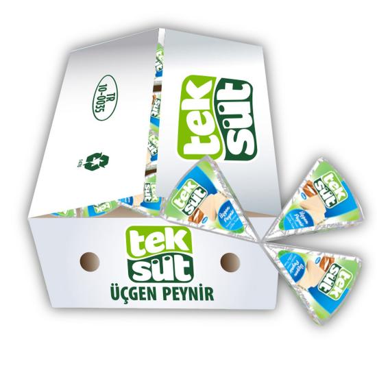 Teksüt Yarım Yağlı Üçgen Peynir  12,5 gr. x 192 Adet
