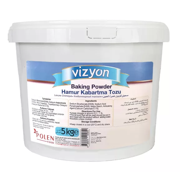 Vizyon Hamur Kabartma Tozu 5 Kg (Baking Powder)