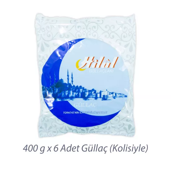 Hilal Geleneksel Güllaç 400 g X 6 Adet (Toplam 2,4 kg)