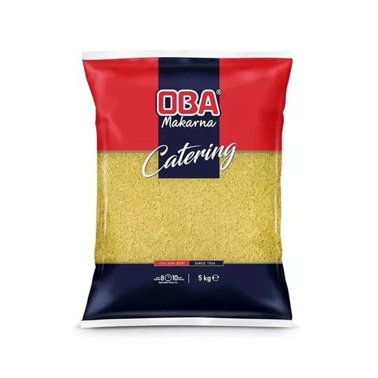 Oba Makarna Arpa Şehriye 5 Kg Catering Serisi (GİMDES Helal Sertifikalı)
