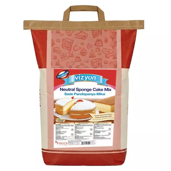 Vizyon Sade Pandispanya Miksi Premium 10 kg - Sade pandispanya Yapımı İçin Toz Karışım