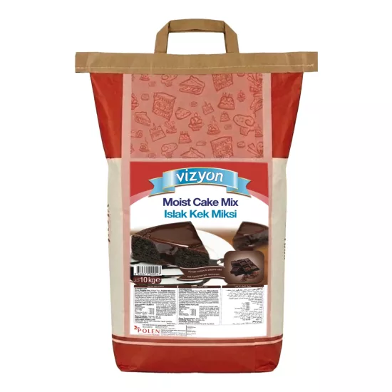 Vizyon Islak Kek Miksi 10 Kg - Profesyonel Islak Kek Karışımı