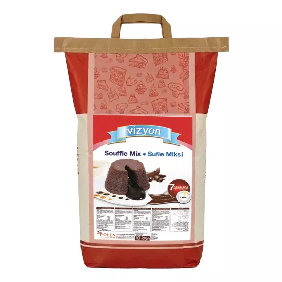 Vizyon Sufle Miksi 10 Kg - Akışkan İçli Hazır Sufle Karışımı