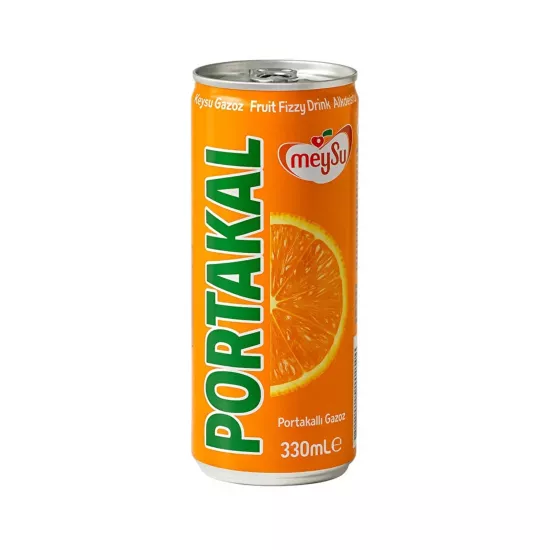 Meysu Portakal Aromalı Gazoz 330 ml x 24 Adet