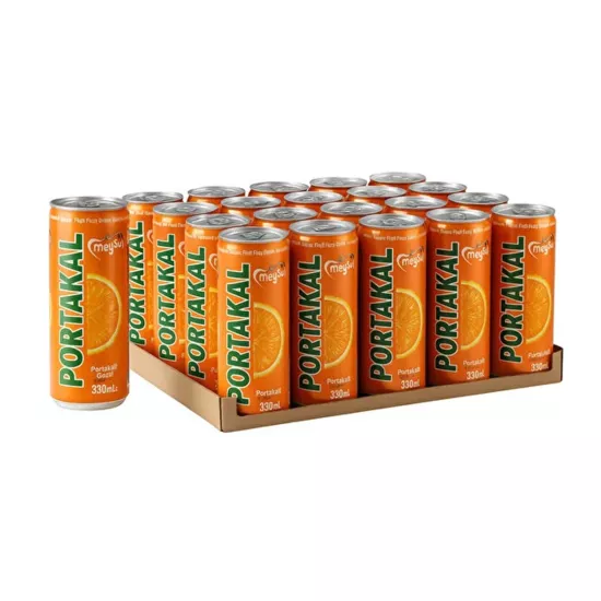 Meysu Portakal Aromalı Gazoz 330 ml x 24 Adet