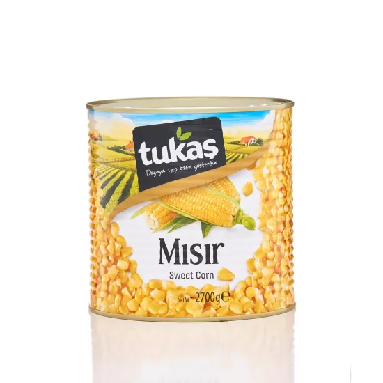 Tukaş Mısır Konserve 2700 Gr