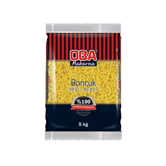 Oba Makarna Boncuk 5 Kg.  - Catering Serisi