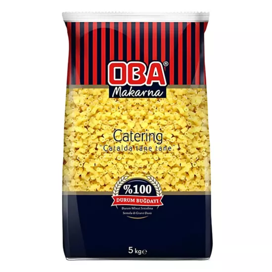 Oba Makarna Boncuk 5 Kg.  - Catering Serisi
