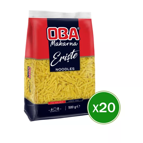 Oba Makarna Erişte 500g X 20 Adet