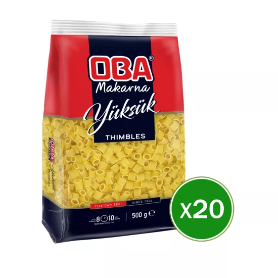 Oba Makarna Yüksük 500g X 20 Adet