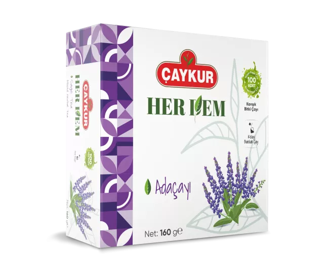 Çaykur Herdem Yeşil Adaçayı Süzen Poşet 160g