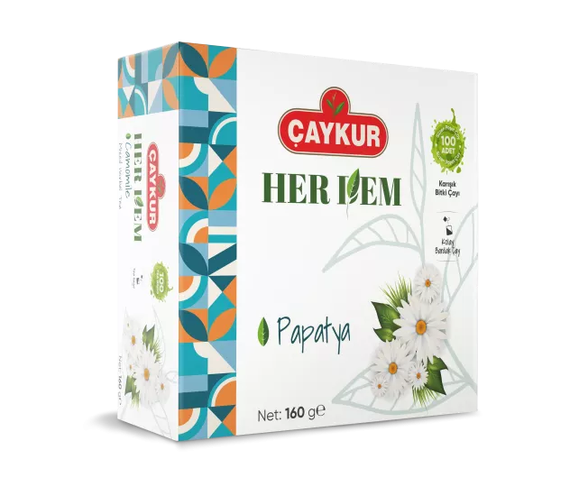 Çaykur Herdem Yeşil Papatya Çayı Süzen Poşet 160g