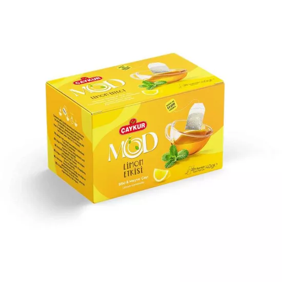 Çaykur Mod Limon Etkisi Bitki ve Meyve Çayı 20’li Bardak Poşet 40 g