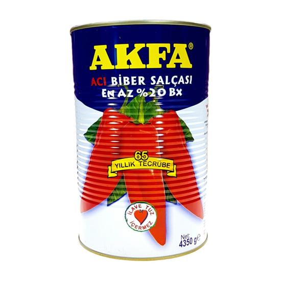 Akfa Biber Salça (Acılı) 4250 Gr.