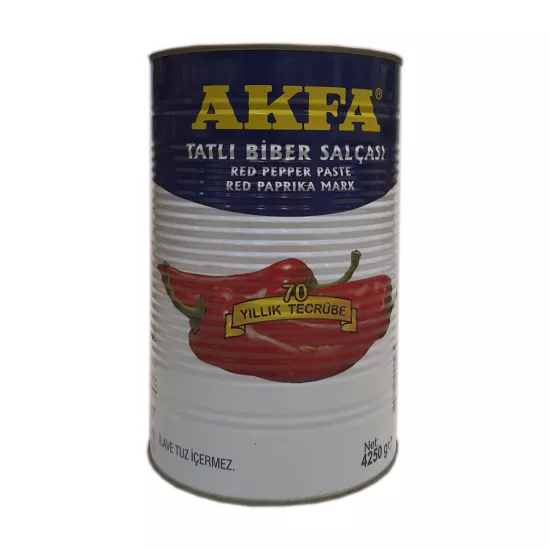 Akfa Tatlı Biber Salçası 4250g