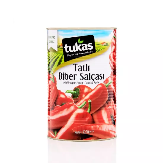Tukaş Biber Salçası (Tatlı) 4250 Gr.